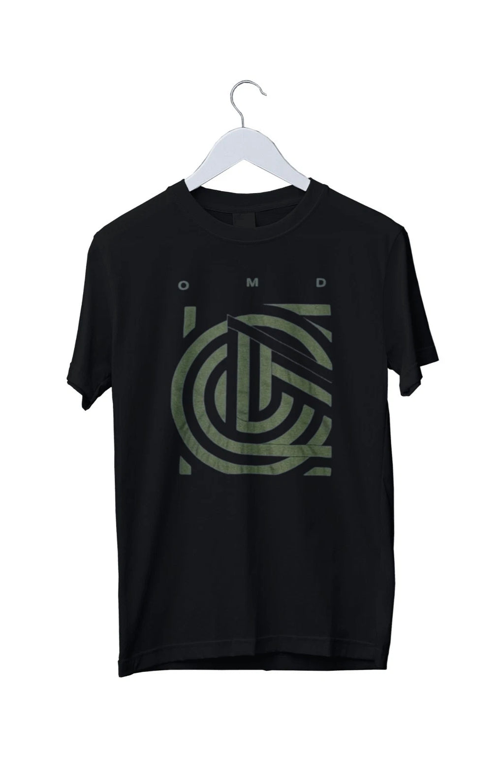 OMD Band - Souvenir Bronze Lines Graphic Print T-Shirt Mens S M L XL 2 3 4 XL