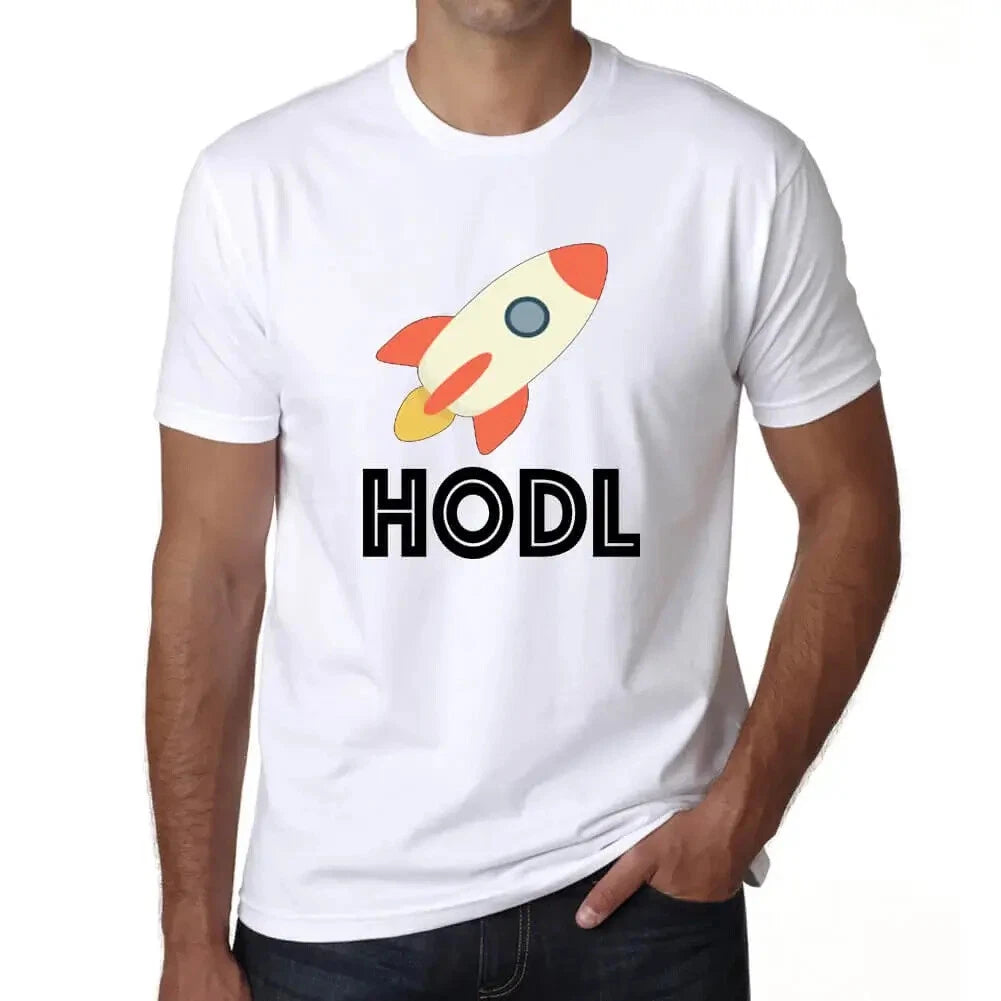 Men's Graphic T-Shirt Hodl To The Moon Crypto Funny Traders Eco-Friendly Limited