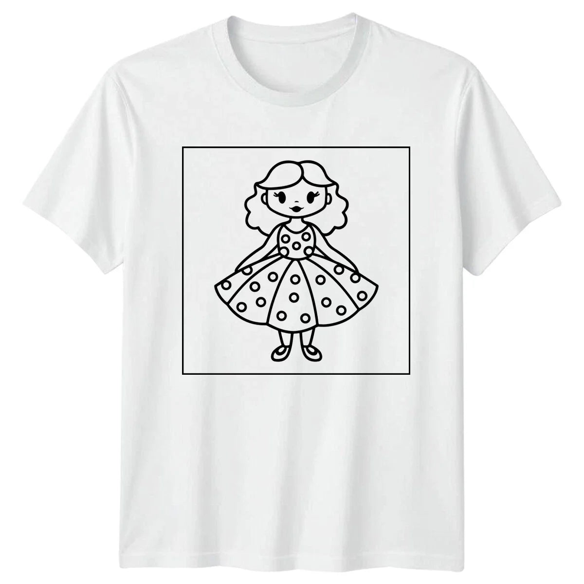 Cartoon Doll Character Graphic Tee Dolls Mens Womens Unisex Apparel Unisex , , , Long Sleeve Tee