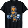 Dachshund Weightlifting Funny Deadlift Men Fitness Gym Gifts Unisex T-Shirt