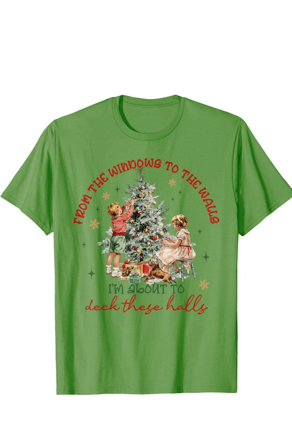 The Windows to The Walls Funny Quote Holiday Party T-Shirt Medium