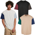 Urban Classics Organic Oversized Colorblock Tee Biobaumwolle Herren Men Unisex , , , Long Sleeve Tee