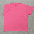 Gildan Dryblend Mens T Shirt sz 2XL Pink Classic Fit Minimalist Normcore Basic Unisex , , , Long Sleeve Tee
