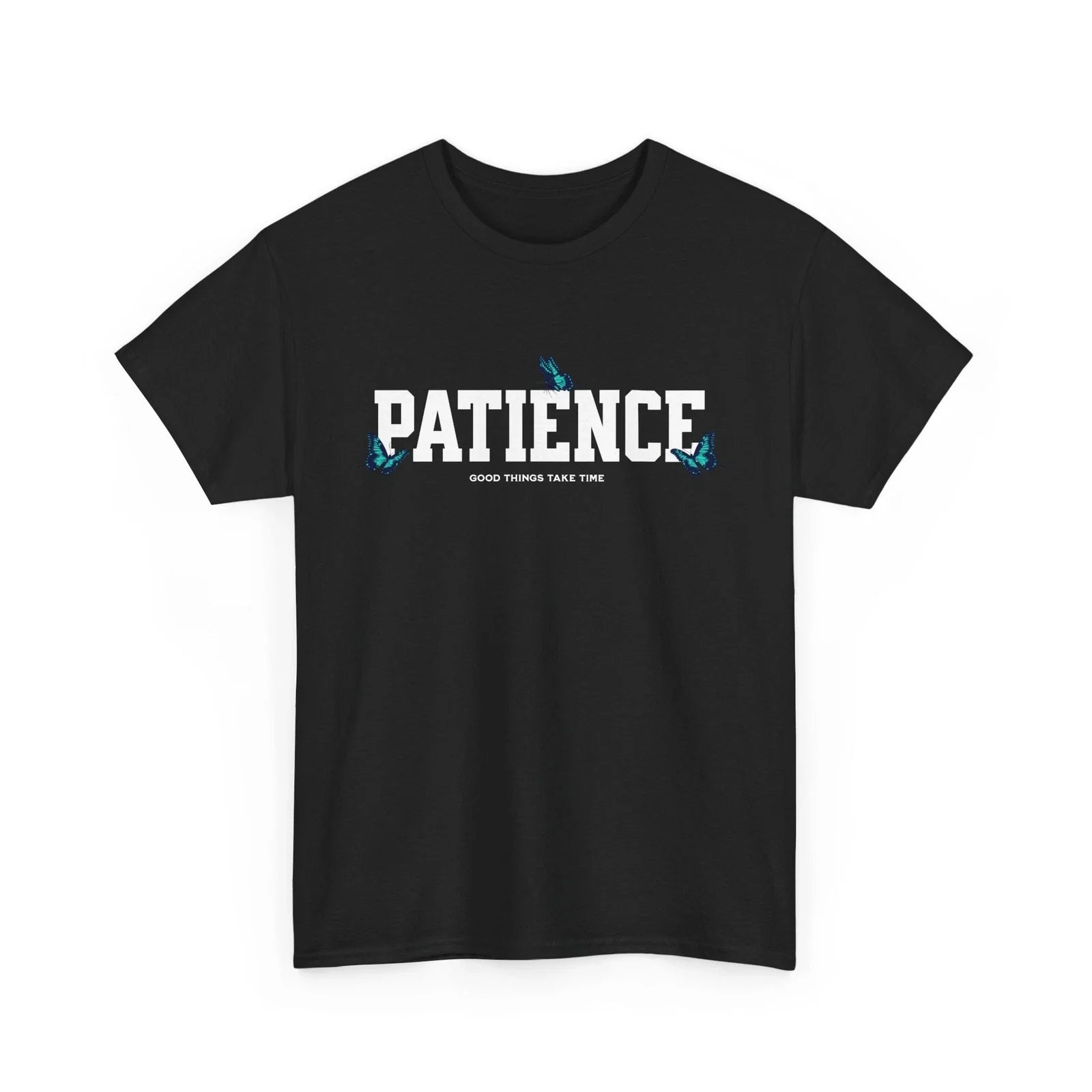 PATIENCE Unisex Graphic , Minimalist Clothing, Butterfly Aesthetic Shirt Unisex , , , Long Sleeve Tee