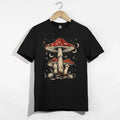 Whimsical Mushroom TShirt, Fairycore Aesthetic Shirt, Enchanted Forest Fungi Tee Unisex , , , Long Sleeve Tee