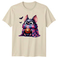 Cute Bat Halloween Holidays Mens Womens Graphic Tee Unisex , , , Long Sleeve Tee