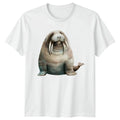 Cute Walrus Marine Animal 2026 Birthday Gift For Him And Her Unisex , , , Long Sleeve Tee
