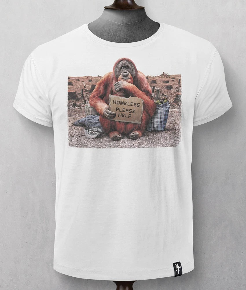 Dirty Velvet Clothing - Organic 'Homeless' T-shirt (Small & XXL)