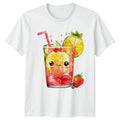 Cute Kawaii Fruit Drink Summer Beverage Gift For Him And Her Unisex , , , Long Sleeve Tee