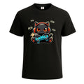 Cute Gamer Cat Pew Pew Anime Novelty Men's T Shirt Funny Party Shirt Top Unisex , , , Long Sleeve Tee