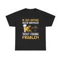 Beer Drinking And Fishing Graphic T Shirt Trout Fishing Unisex Heavy Cotton Tee