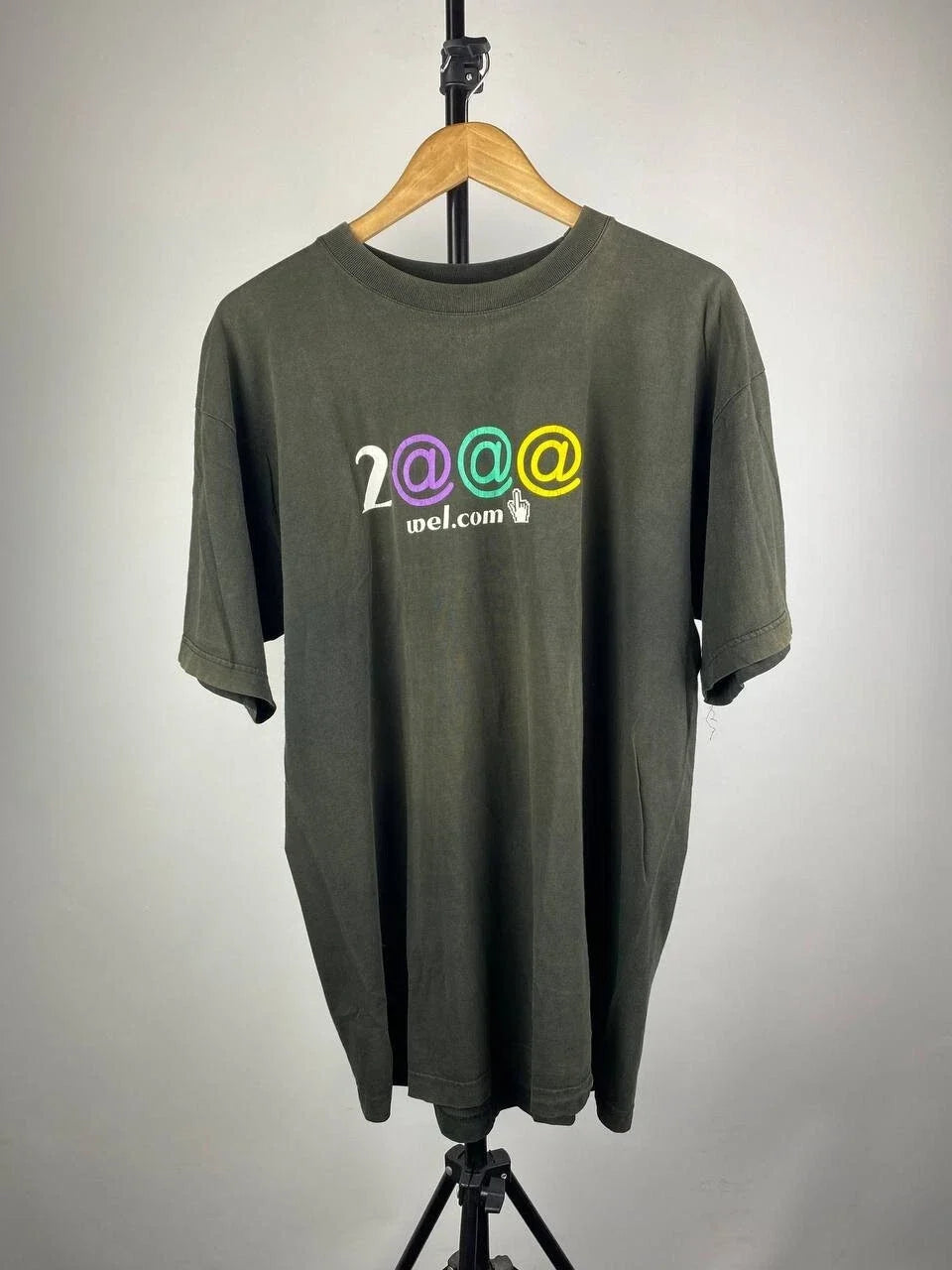 Humor VNTG Rare Graphic 2000s Style – 2@@@ wel.com Internet Aesthetic Unisex , , , Long Sleeve Tee