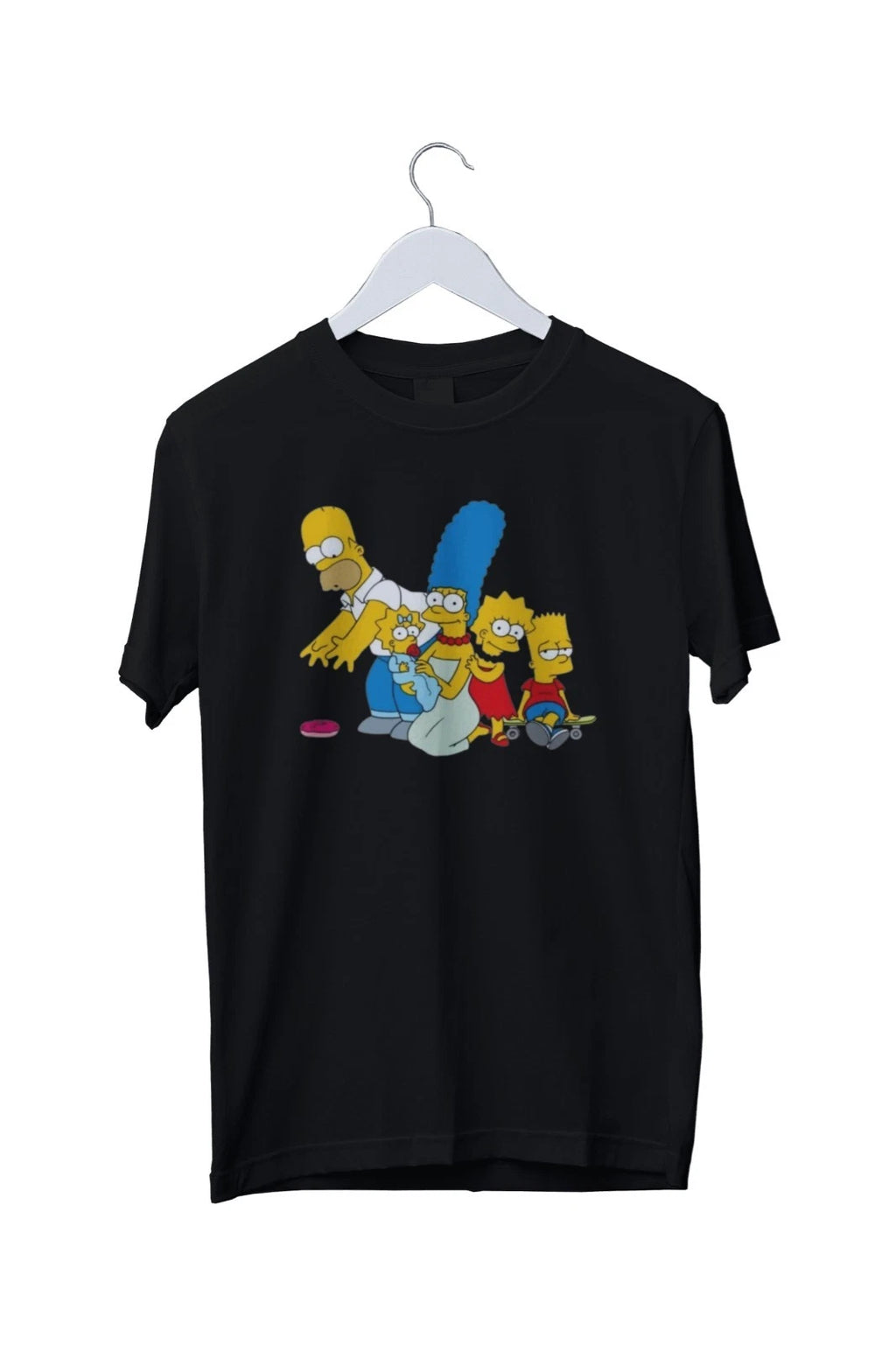 The Simpsons Family Donut Cartoon Graphic T-Shirt Mens S M L XL 2 3 4 XL