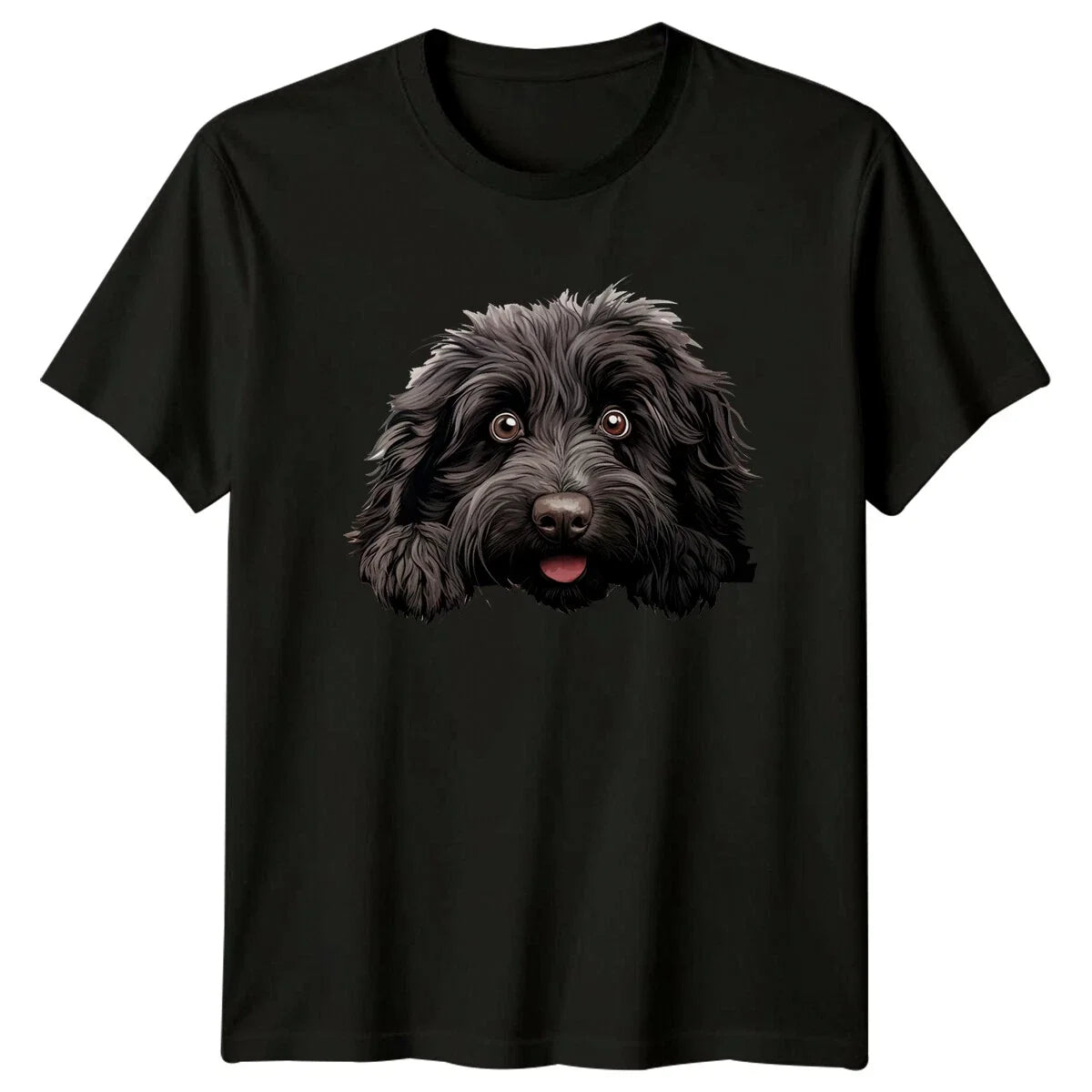 Cute Dog Peek A Boo . Adorable Dog Lover Graphic Tee Unisex , , , Long Sleeve Tee