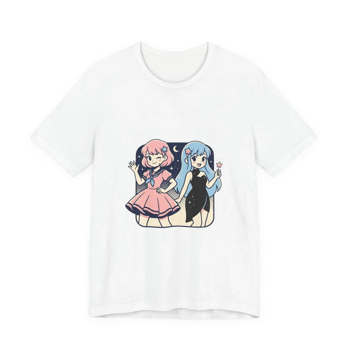 Pastel Summer Girls Tee | summer aesthetic, retro coastal vibes Unisex , , , Long Sleeve Tee