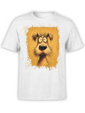FANTUCCI Scruffy Surprise | Funny Cartoon Dog Tee | Unisex Unisex , , , Long Sleeve Tee