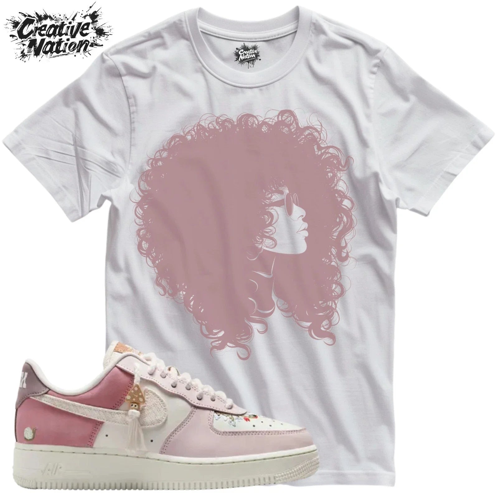 Shirt To Match Mushroom Unisex Tee Sneaker Shirt Afro Shirt Gift Unisex , , , Long Sleeve Tee