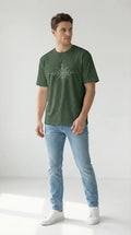 Minimalist Compass True North Compass Rose Line Art Graphic Tee MOEBEER Unisex , , , Long Sleeve Tee