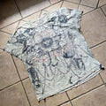Y2k Grunge Style Xzavier Aop Skull Graphic Shirt Size Xlrg Mens Unisex , , , Long Sleeve Tee