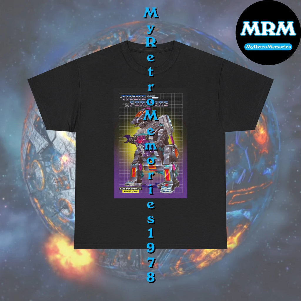 Transformers Decepticon Trypticon Box Art Design 2 Colors T-Shirt S-5X Free S&H
