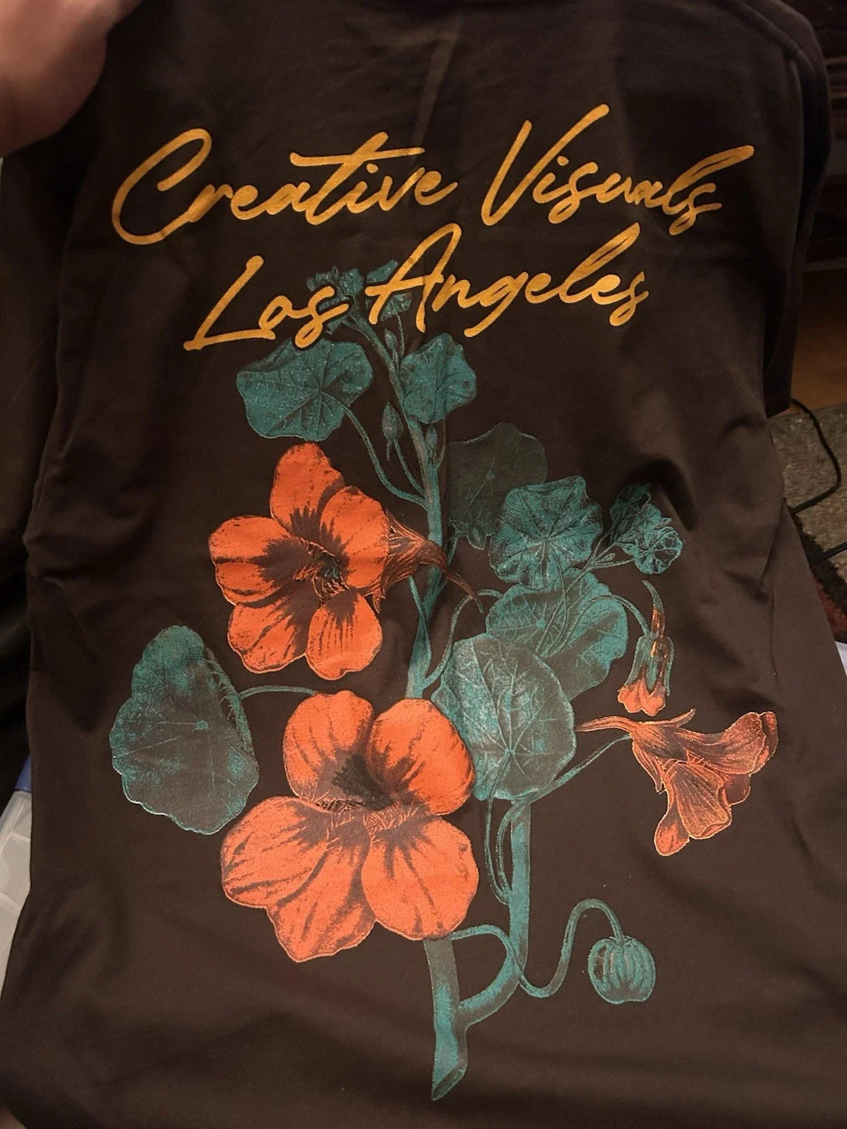 CVLA Creative Visuals Los Angeles Black Graphic Men’s Size Large NWOT Unisex , , , Long Sleeve Tee