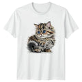 Adorable Fluffy Kitten Easily Distracted Funny Cat Cats Birthday Gift Unisex , , , Long Sleeve Tee