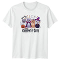 Creepin It Cute Spooky Cats Halloween Halloween Gift For Him And Her Unisex , , , Long Sleeve Tee