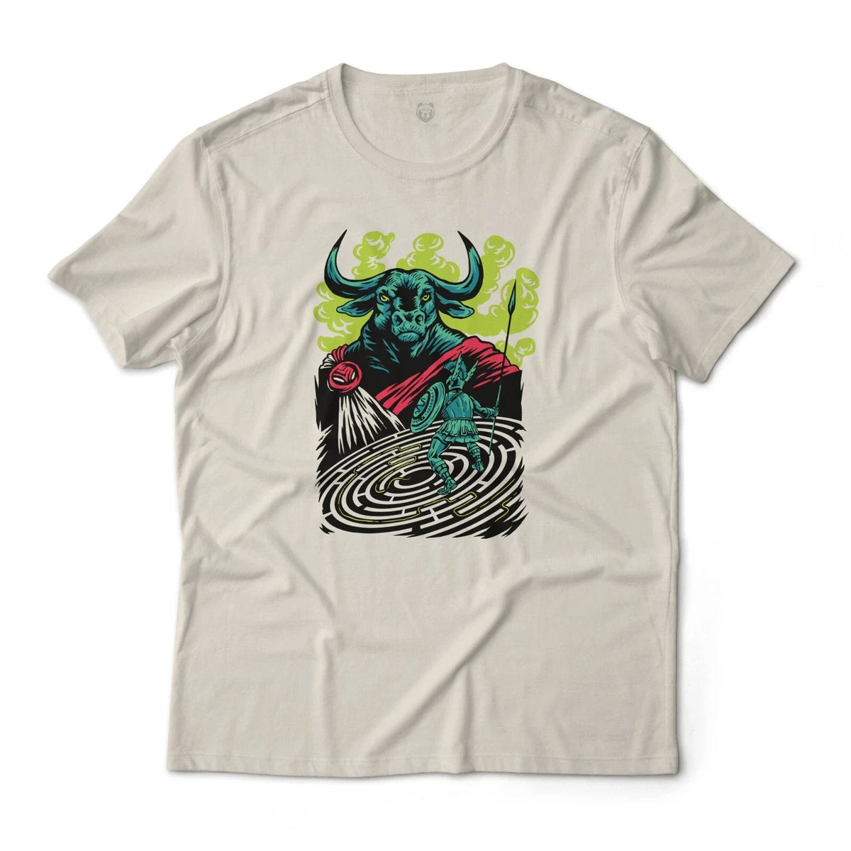 Theseus VS Minotaur Greek Mythology Graphic Unisex Lightweight Cotton Unisex , , , Long Sleeve Tee