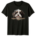 Cute Shih Tzu Dog Peekaboo Funny Puppy Pet Lover Tee Unisex , , , Long Sleeve Tee
