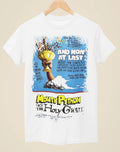 Monty Python & the Holy Grail - Movie Poster Inspired Unisex White Unisex , , , Long Sleeve Tee
