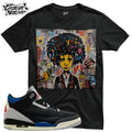 Shirt To Match 3 Rare Air Unisex Tee Sneaker Shirt Afro Shirt For Sneaker Tee Unisex , , , Long Sleeve Tee