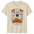 Cute Ghost Cat Pumpkin Halloween Gift For Him And Her Unisex , , , Long Sleeve Tee