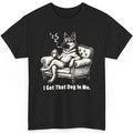 I Got That Dog In Me Shirt Vintage Retro German Shepard Smoking Cigarette Beer