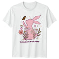 Cute And Full Of Sugar Womens Bunny Rabbit Lover Floral Unisex , , , Long Sleeve Tee