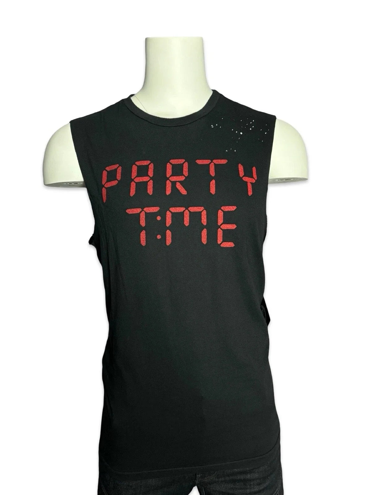 LIP SERVICE PARTY TIME SLEEVELESS TEE FUNNY COOL PUNK VINTAGE ROCK BLACK T SHIRT Unisex , , , Long Sleeve Tee