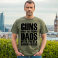 Guns Don't Kill People Funny | Novelty T-Shirt Sarcastic Mens Gift Top Tee