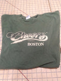 Vintage Shirt Cheers Boston Pub Bar Normisms XL Green