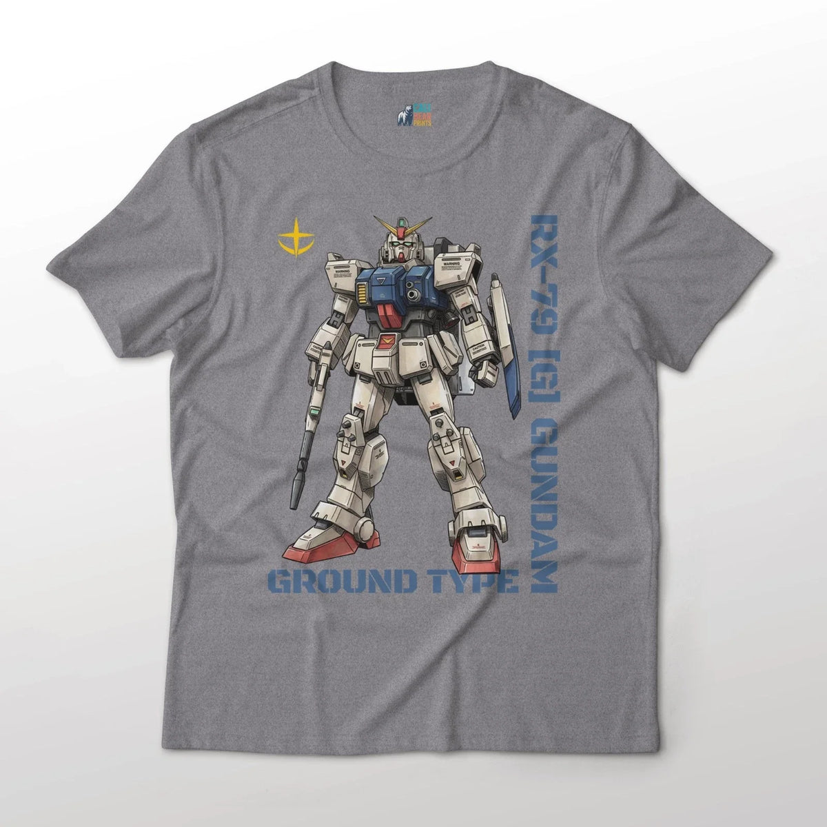 08th MS Team Anime RX-79 Ground Type Gundam Anime Graphic Cotton Tee Shirt Unisex , , , Long Sleeve Tee