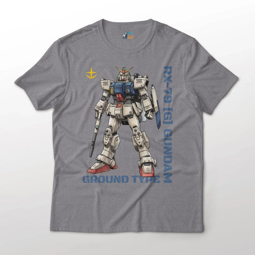 08th MS Team Anime RX-79 Ground Type Gundam Anime Graphic Cotton Tee Shirt Unisex , , , Long Sleeve Tee