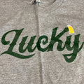 Lucky T-Shirt St Patricks Day Beer Mug Short Sleeve Sz M