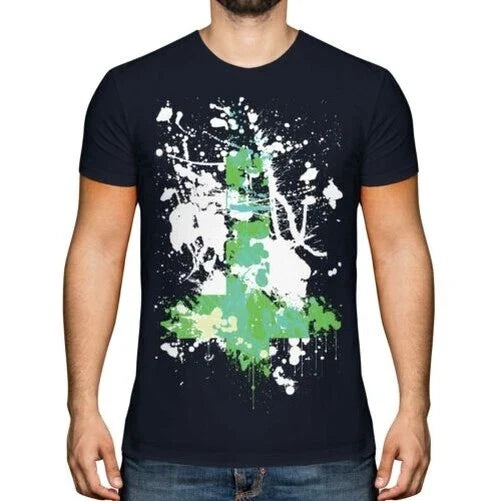 GRUNGE CROSS PRINTED MENS HIPSTER SWAG GRAPHIC CHRISTIAN TOP Unisex , , , Long Sleeve Tee