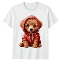 Puppy Dog Animals Unisex Graphic Tee Men Women Cute Unisex , , , Long Sleeve Tee