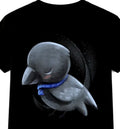 Raven T Shirt Gothic Bird Graphic Tee Dark Aesthetic Crow Animal Gift Bird Lover Unisex , , , Long Sleeve Tee