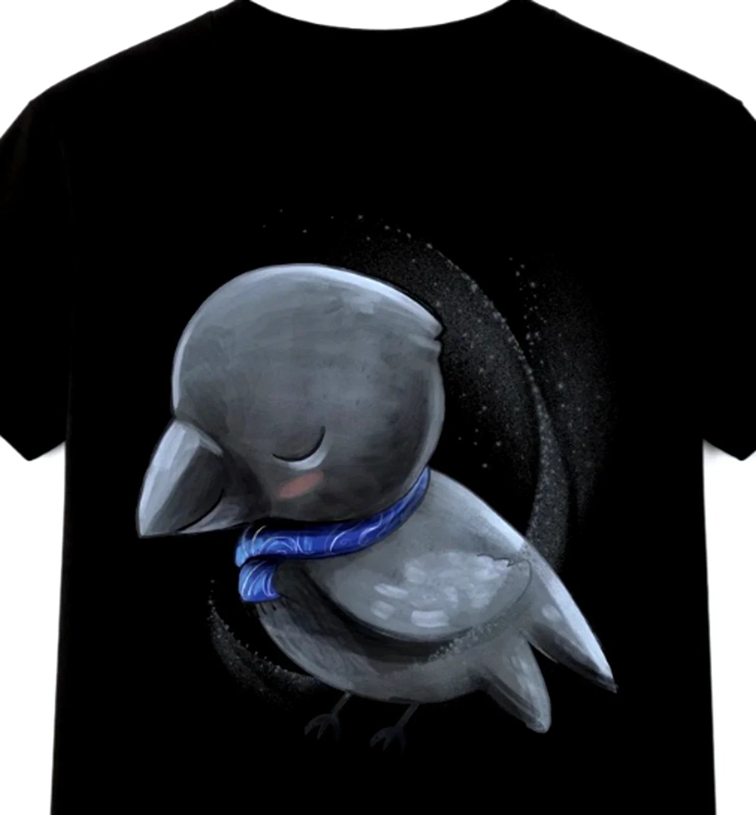 Raven T Shirt Gothic Bird Graphic Tee Dark Aesthetic Crow Animal Gift Bird Lover Unisex , , , Long Sleeve Tee