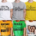 Funny & Sarcastic Quote T-Shirts Inspirational Humor For Unisex Mens & Womens #4