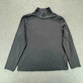Croft & Barrow Gray Mock Neck Long Sleeve Shirt Mens Size XL Minimalist Gorpcore Unisex , , , Long Sleeve Tee