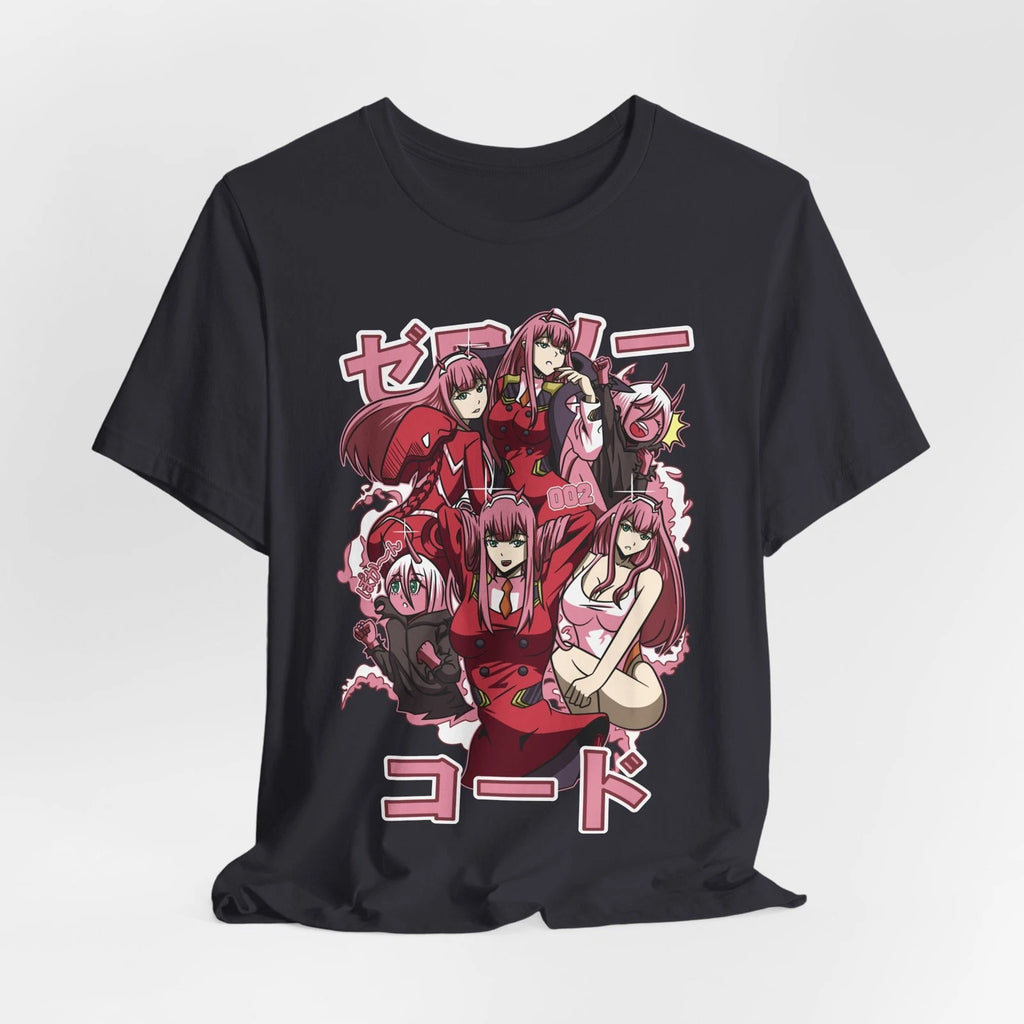 Zero Two Anime Graphic Tee, Cute Japanese Kawaii Shirt, Unisex Jersey T-Shirt,
