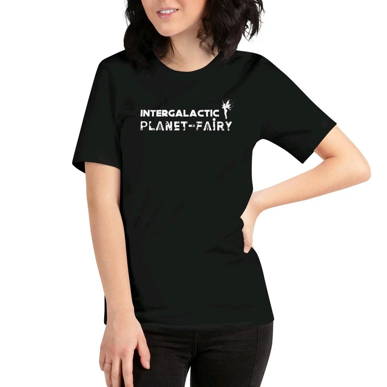 Intergalactic Planet Fairy Aesthetic Space Tee Gift for Women Festival Unisex , , , Long Sleeve Tee