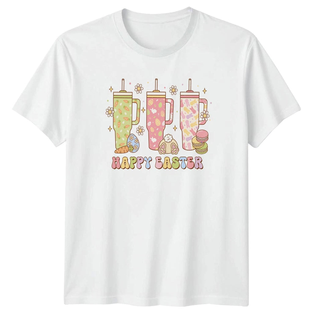 Happy Easter Tumbler Groovy Kawaii T-Shirt Groovy Bunny Easter Holiday