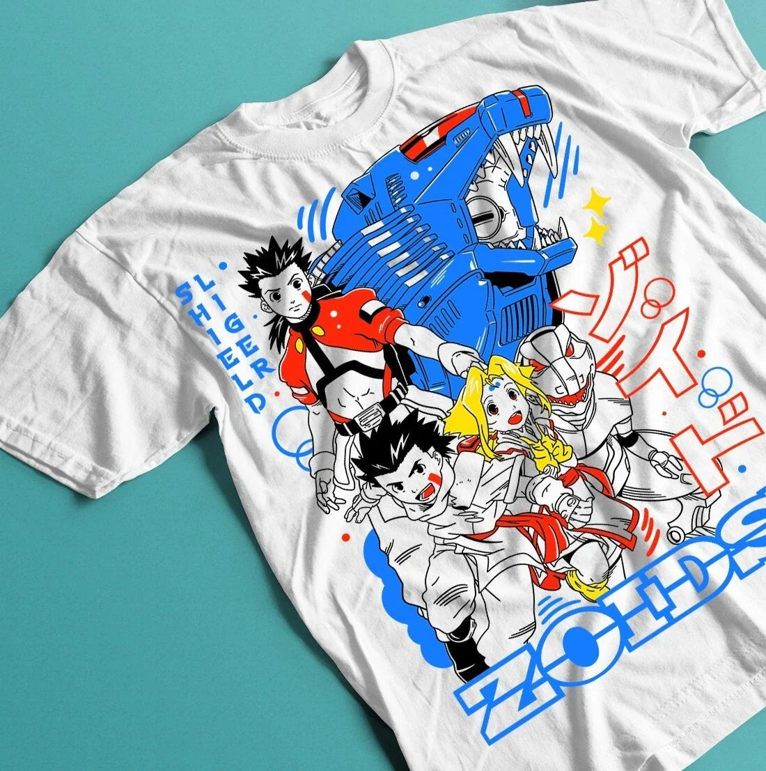 Zoid , Geno Series, Psychogeno, Geno Saurer Anime Zoids Dinosaurs Gift Unisex , , , Long Sleeve Tee